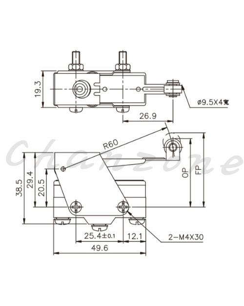 天得科技 微動開關 TM-1401