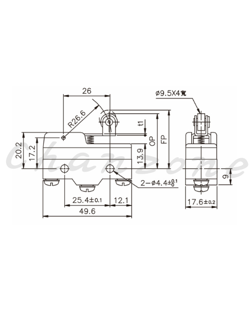 天得科技 微動開關 TM-1704