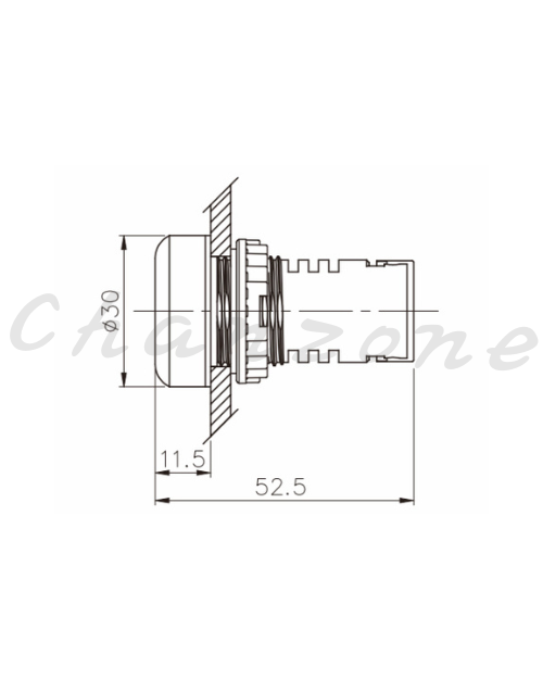 天得科技 Ø22/Ø25/Ø30直接式指示燈 TN2D