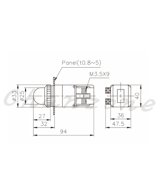 天得科技 指示燈 TPRF-302