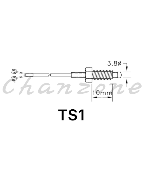 陽明電機 TS系列-螺絲型 感溫棒測溫體 TS1