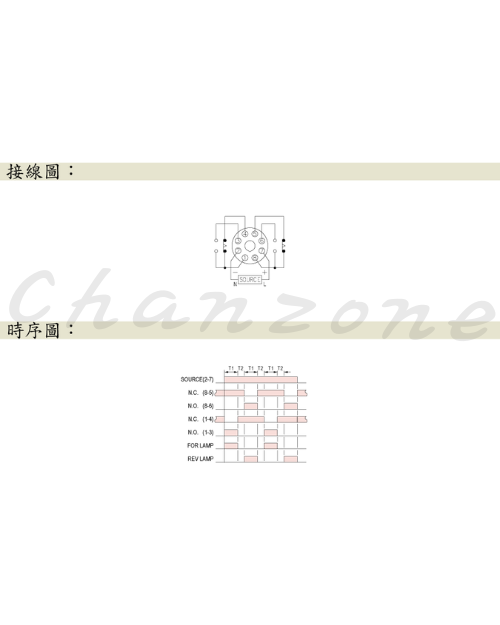 安良電氣 正逆轉用繼電器 TWB-N/TWB-ND