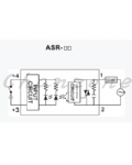 陽明電機 ASR-F-AA系列-標準型/AC to AC 單相保險絲型加強散熱固態模組 ASR-F-40/60AA