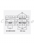 陽明電機 ESR-AA系列-高壓型/AC to AC(含風扇+FUSE) 三相高功率固態模組 ESR-40/60/80/100AA-H+