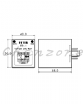 陽明電機 FR系列-40*50mm盤內式 液位控制器 FR-1/1L/1H/2-□□□V