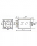 陽明電機 H5B系列-DIN48*48型 閃爍計時器 H5B-FK-M3