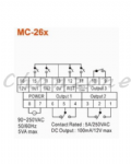 陽明電機 MC系列-純計數型 多功能記數器 MC-260