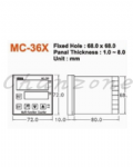 陽明電機 MC系列-一般設定型 多功能記數器 MC-341/MC-361