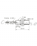陽明電機 AS系列-光電頭/對照式 放大器分離式光電傳感器 SC-2M