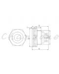 山河電機 ø16.19.22 中間照光按鈕 SFLI-162/192/222