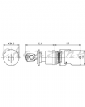山河電機 ø22.25.30歐式-分離型系列 附鎖開關 SHAFK-221