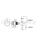 山河電機 ø30-SHB/SHD系列 平面照光急停按鈕 SHBIB-306P/SHDIB-306P