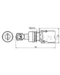 山河電機 ø22.25.30-SHD系列 附鎖開關 SHDK-221/SHDFK-221