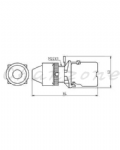 山河電機 ø22.25.30-SHD系列 錐型/平面信號燈 SHDP-221/227