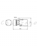 山河電機 ø22.25.30-SHD系列 錐型/平面信號燈 SHDP-221/227