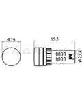 山河電機 ø22.25.30-SHD系列 經濟型/閃光信號燈 SHDP-228/228S