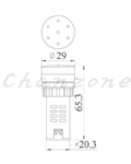 山河電機 ø22.25.30-SHD系列 蜂鳴器/閃光蜂鳴器 SHDZ-221/221L