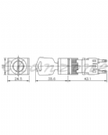 山河電機 ø16mm-SHF系列 手動復歸附鎖開關 SHFK-161/162/163