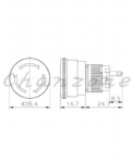 山河電機 ø16mm-平面型系列 連鎖式開關 SHGF-161
