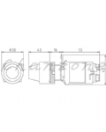 山河電機 ø22.25.30-SHB系列 錐型信號燈 SHBP-221/SHP-221T