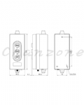 山河電機 動力押扣開關 SHR-3P-10A/15A/30A/15B/20A