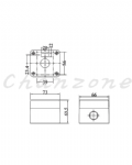 山河電機 ø22系列 一孔~五孔防水控制盒 SRV-22-30-1~5