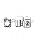 山河電機 ø22-SHD系列 平形/凸頭/兩點式照光按鈕 SHBI-221/222/223/224/225