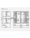 陽明電機 SCR-F-LA系列-高壓型/線性控制SCR 單相保險絲型固態模組 SCR-F-10/25/40LA-H