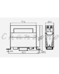 陽明電機 SSR-K-DD系列-標準型/鋁軌式4~20mA to DC 單相散熱座一體成型固態模組 SSR-K10LD