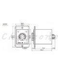 陽明電機 STP系列-盤面式 閃爍計時器 STPY-FK-M3
