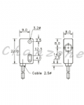 陽明電機 AS系列-光電頭/對照式 放大器分離式光電傳感器 SV-10