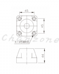 天得科技 防水式工作燈 方形底座 THL10-S4