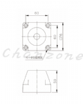 天得科技 防水式工作燈 方形底座 THL10-S6