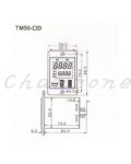 陽明電機 TM-□D系列-盤面式 微電腦數字型延時計時器 TM50-2D/3D/4D