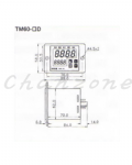 陽明電機 TM-□D系列-盤面式 微電腦數字型延時計時器 TM60-3D/4D