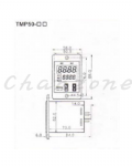 陽明電機 TMP-□D系列-盤面式 微電腦數字型延時計時器 TMP50-2D/3D/4D