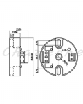 陽明電機 TR系列-2線式PT100Ω 溫度傳送器 TR-2W-PT-100E/100/150/200/300/400/600