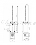 天得科技 小型立式限動開關 TZ-1167