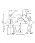 天得科技 小型限動開關 TZS-3104